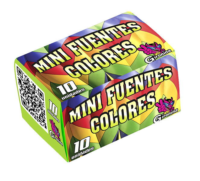 10 FUENTES MULTICOLORES